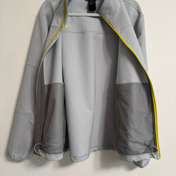 North Face Stretch Lightweight Wind Wall  Jacket Grey Men's Sz XL EUC - Picture 12 of 13